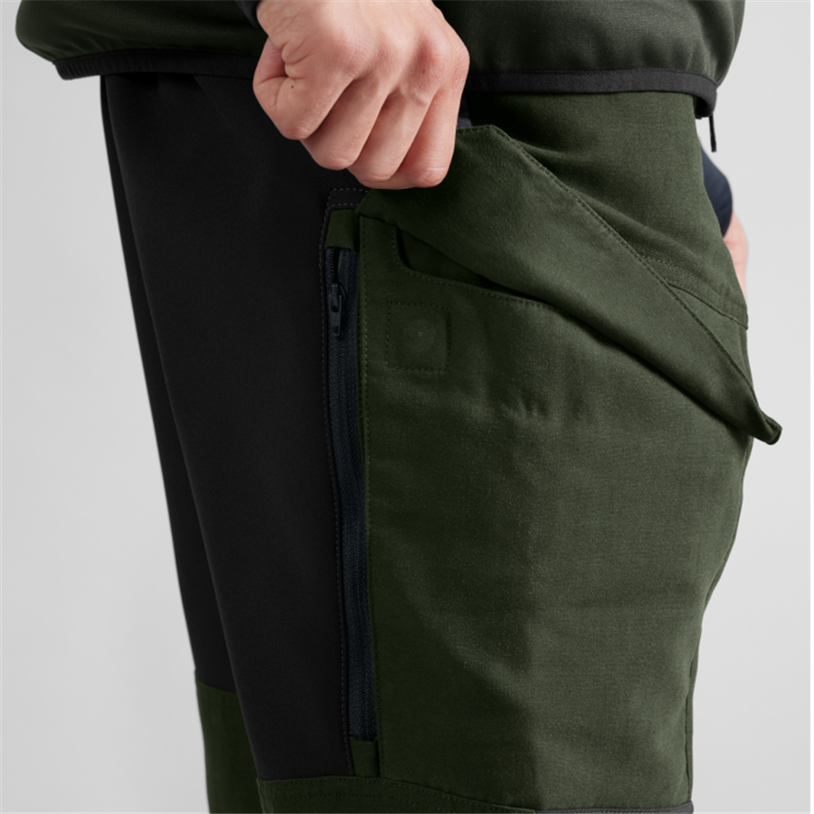 Harkila Men's Scandinavian Trousers - Duffel Green/Black 43770 ...