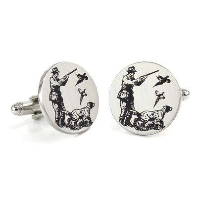 Mag Mouch Shooter Cufflinks - Silver