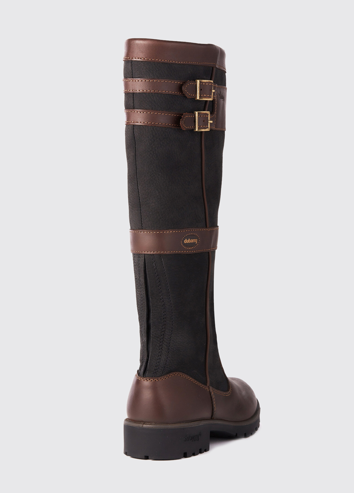 Dubarry Longford Country Boots - Black/Brown - Image 5