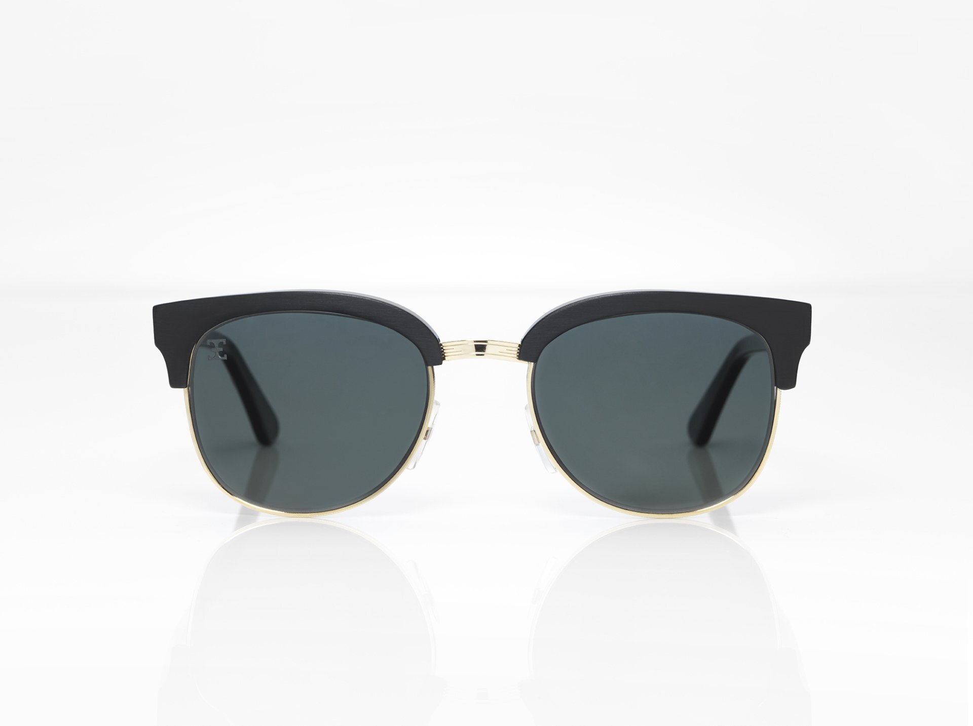 Edwards Eyewear Venice Brushed Black with Polarised Grey Lens
