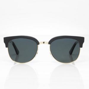 Edwards Eyewear Venice Brushed Black with Polarised Grey Lens