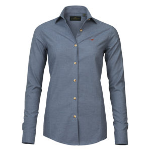 Laksen Brittany Cotton Shirt - Blue