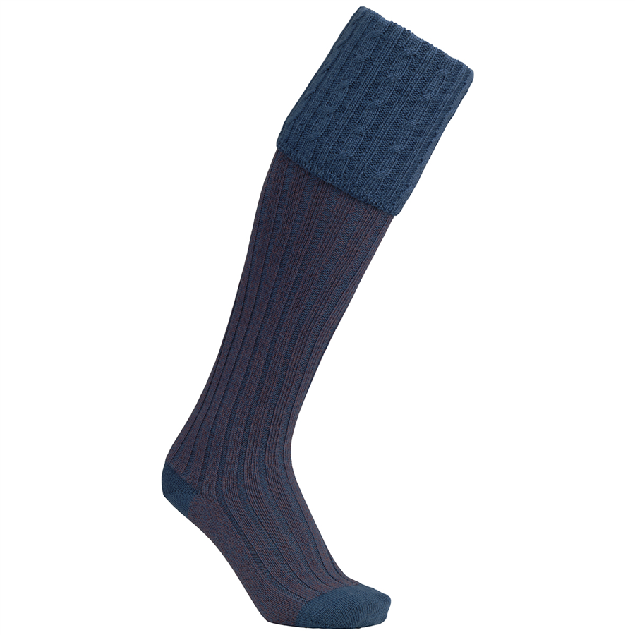 Laksen Westwood Shooting Socks - Cornflower