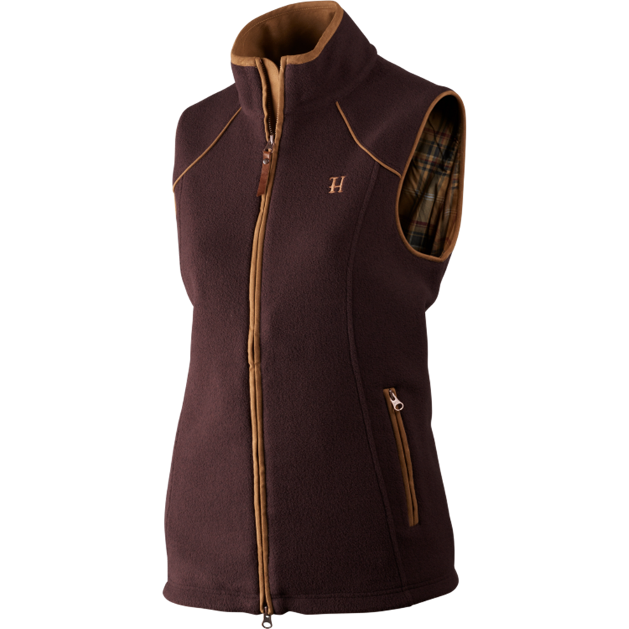 Harkila Ladies Sandhem Fleece Gilet - Dark Port Melange