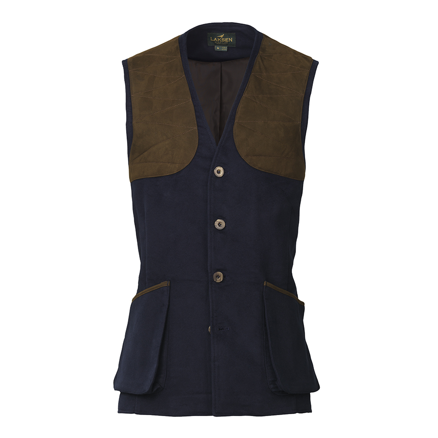 Laksen Belgravia Leith Shooting Vest - Navy