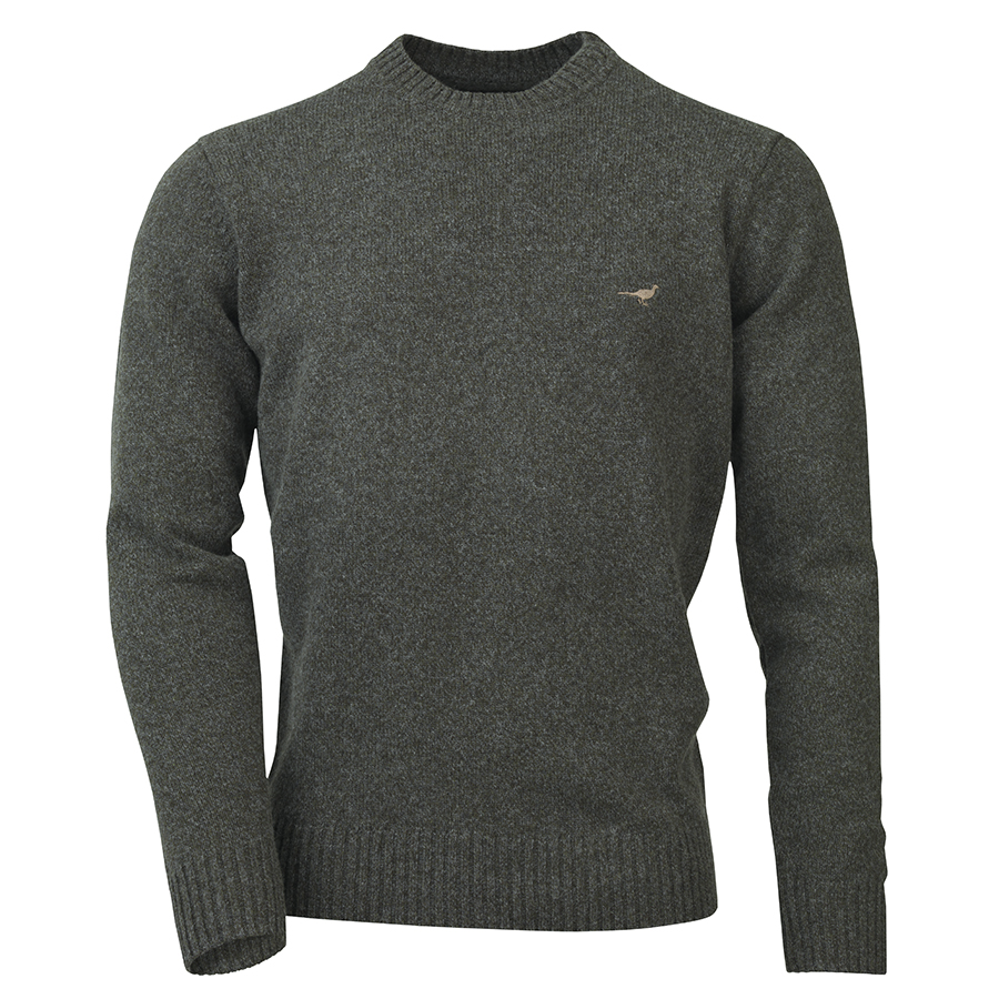 Laksen Kensington Round-Neck Sweater - Loden