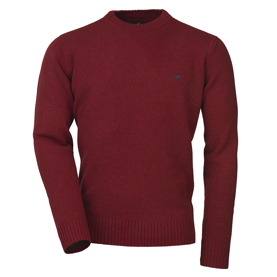 Laksen Kensington Round-Neck Sweater - Wine