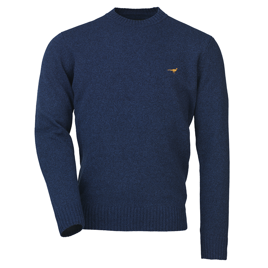 Laksen Kensington Round-Neck Sweater - Midnight
