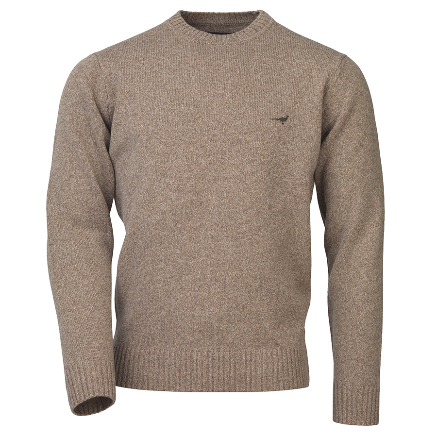 Laksen Kensington Round-Neck Sweater - Camel