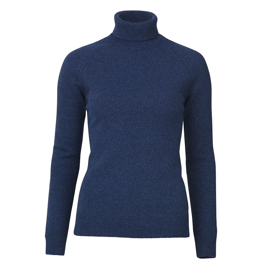 Laksen Ladies Westminster Roll-Neck Jumper - Midnight