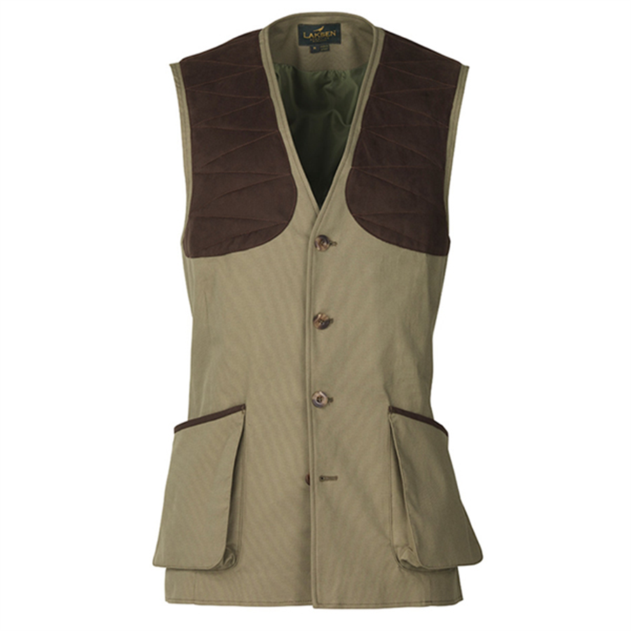 Laksen Cottonwoods Leith Vest - Plantation Green