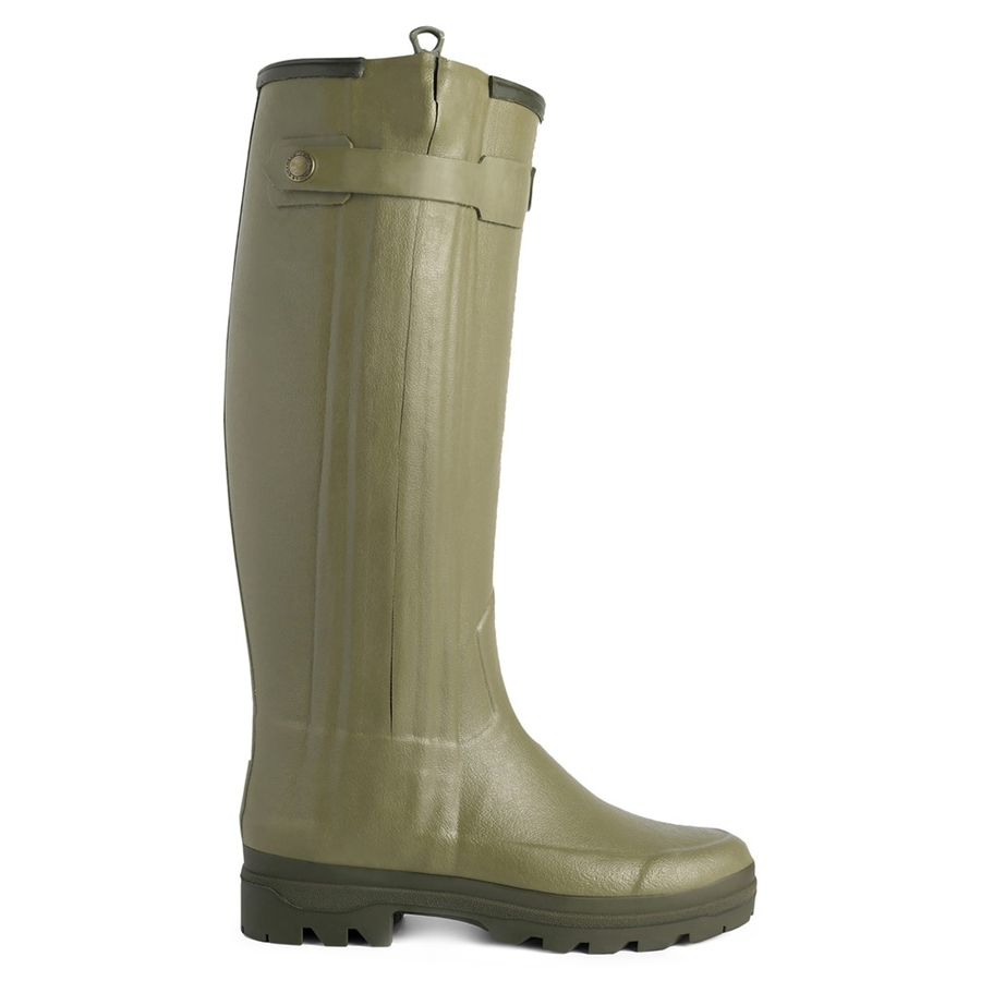 Le Chameau Ladies Chasseur Neoprene Lined Boots - Vert Vierzon - Image 3