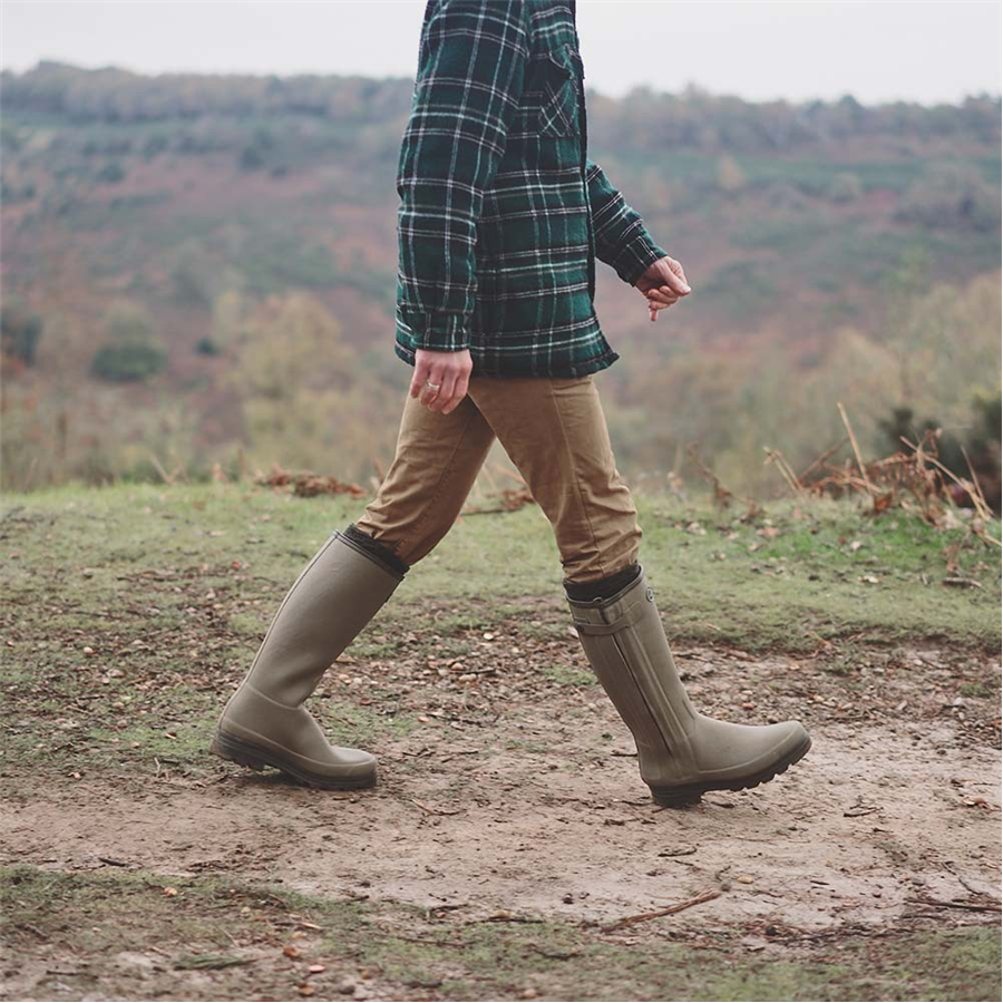 Le Chameau Mens Chasseur Neoprene Lined Boots - Vert Vierzon - Image 6