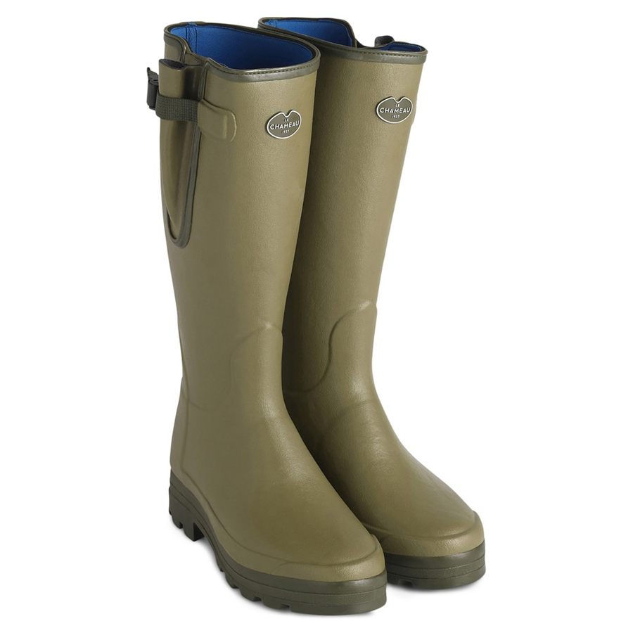 Le Chameau Mens Vierzonord Neoprene Lined Boots - Vert Vierzon