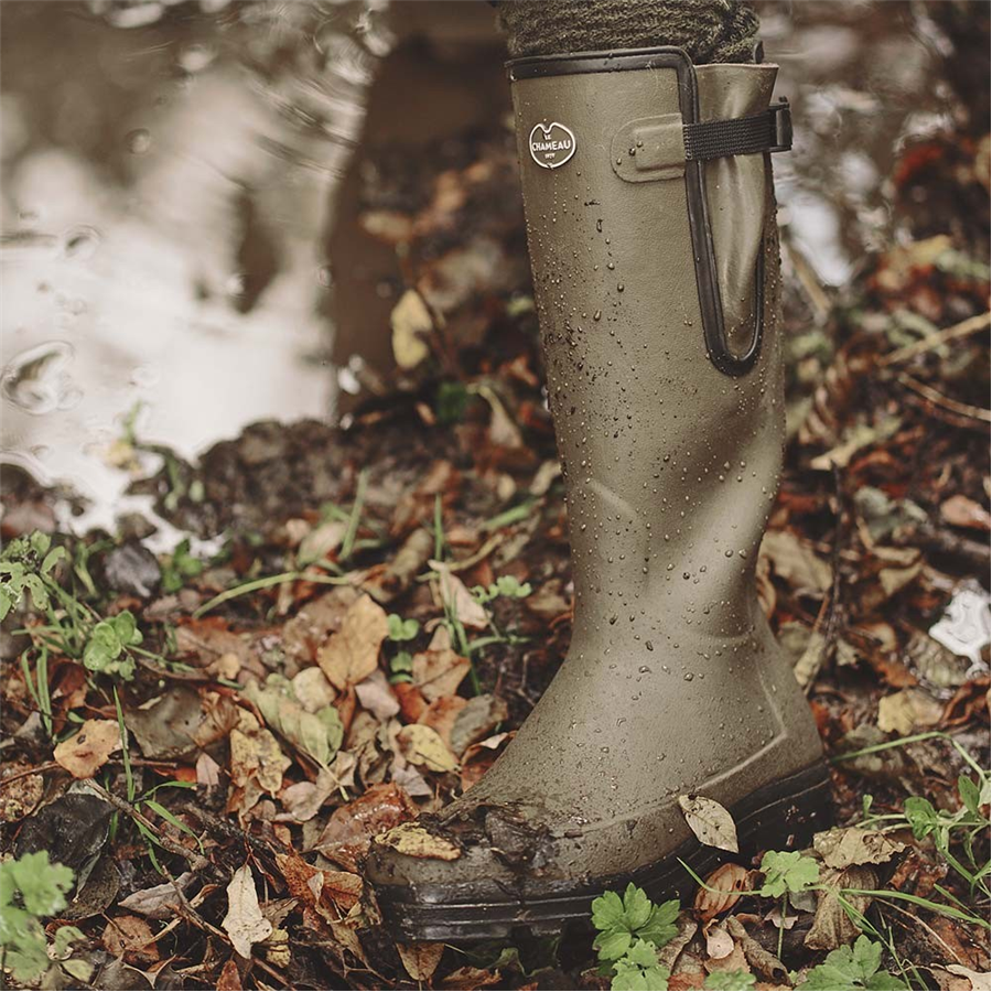 Le Chameau Mens Vierzonord Neoprene Lined Boots - Vert Chameau - Image 9