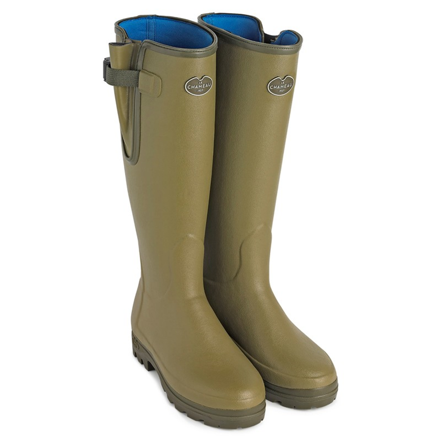 Le Chameau Ladies Vierzonord Neoprene Lined Boots - Vert Vierzon
