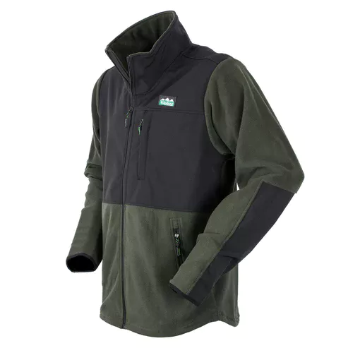 Ridgeline Hybrid Fleece - Olive & Black - Image 2