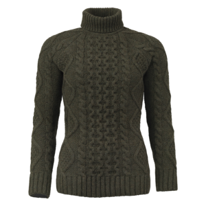 Laksen Ladies Knightsbridge rollneck - Olive Sweater