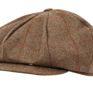 Laksen Balfour Tweed Newsboy Cap