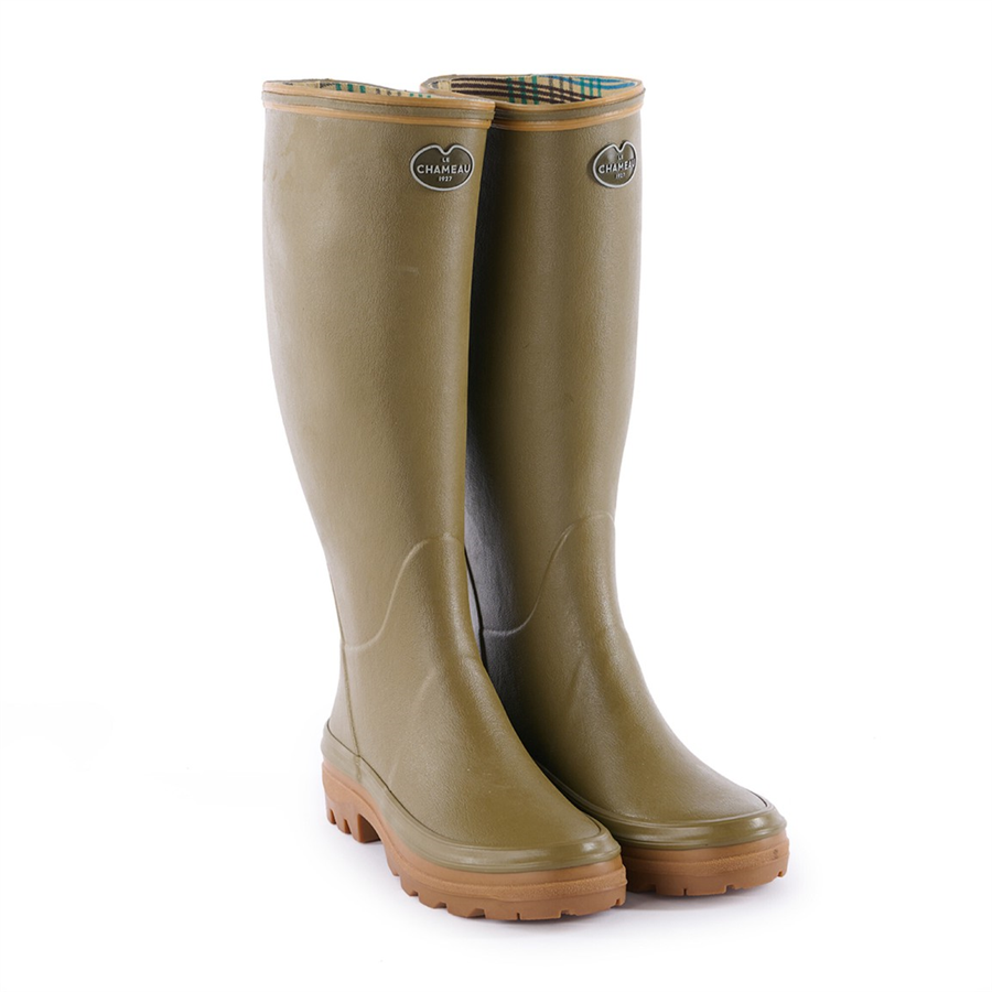 Le Chameau Ladies Giverny Wellington - Vert Vierzon