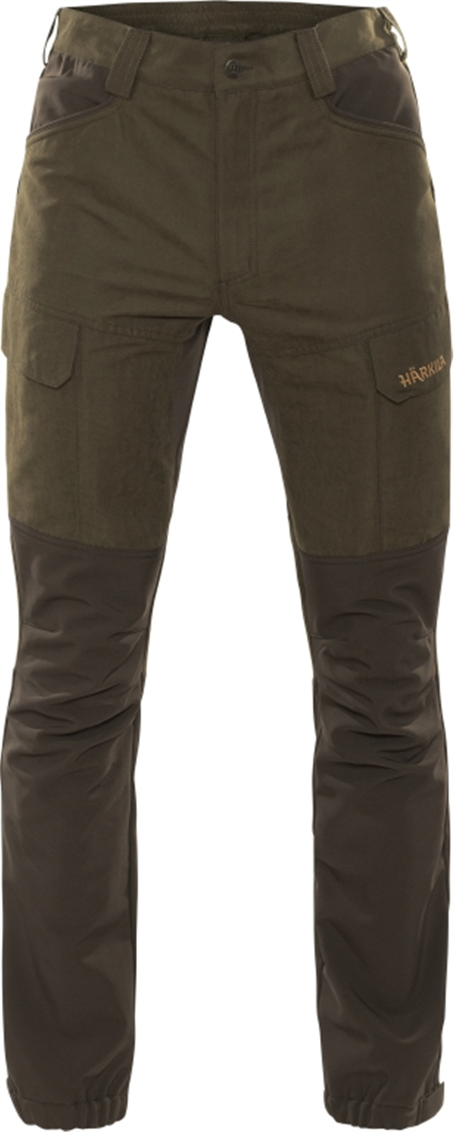 Harkila Men's Scandinavian Trousers Willow Green/Deep Brown