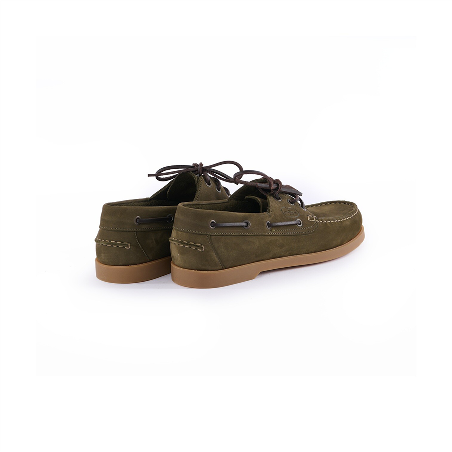 Le Chameau Mens Galion Nubuck Deck Shoes - Vert Chameau - Image 2