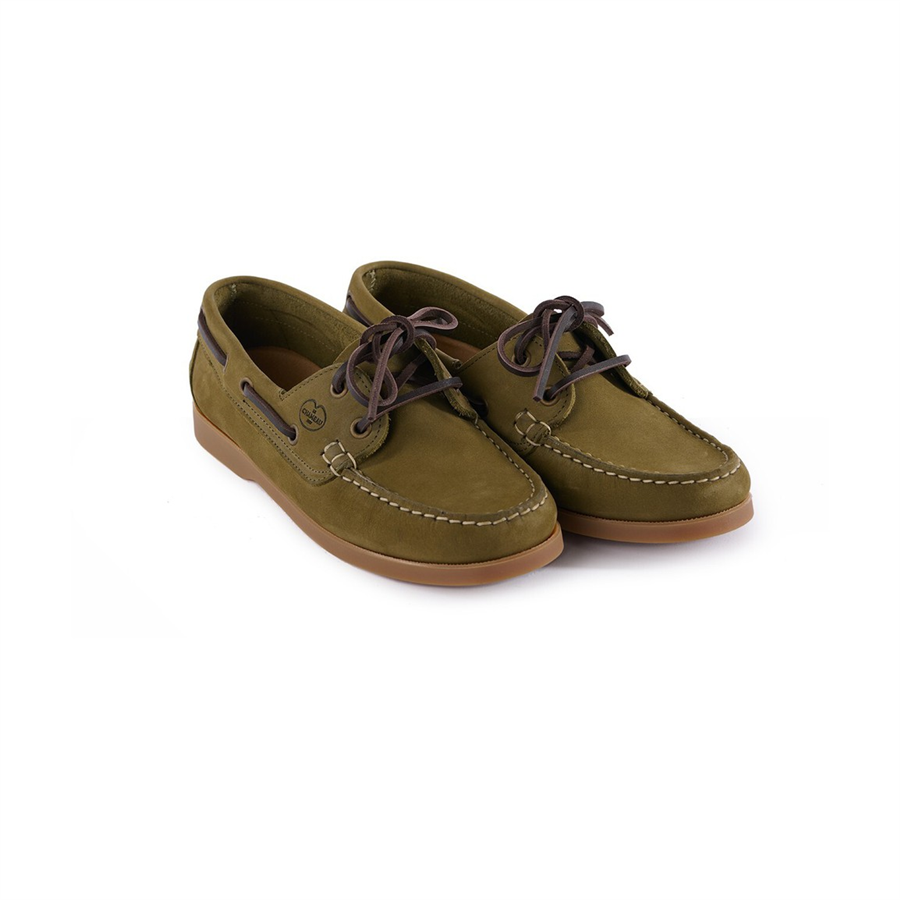 Le Chameau Ladies Galion Nubuck Deck Shoes - Vert Vierzon