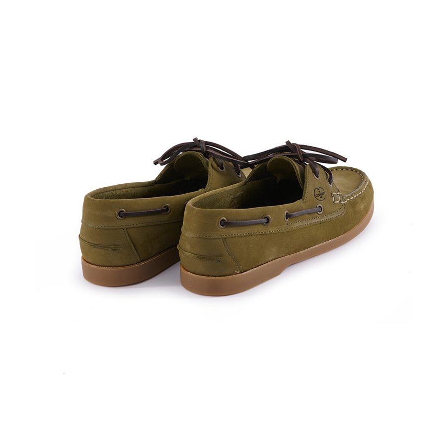 Le Chameau Ladies Galion Nubuck Deck Shoes - Vert Vierzon - Image 2