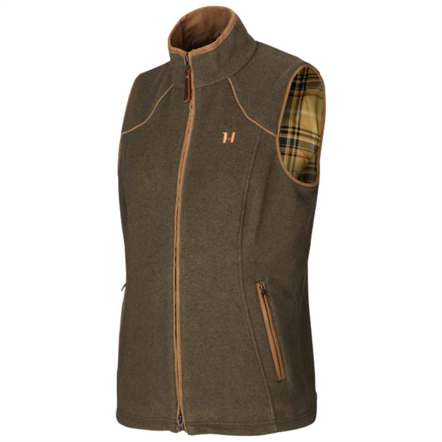 Harkila Ladies Sandhem Fleece Gilet - Willow Green Melange