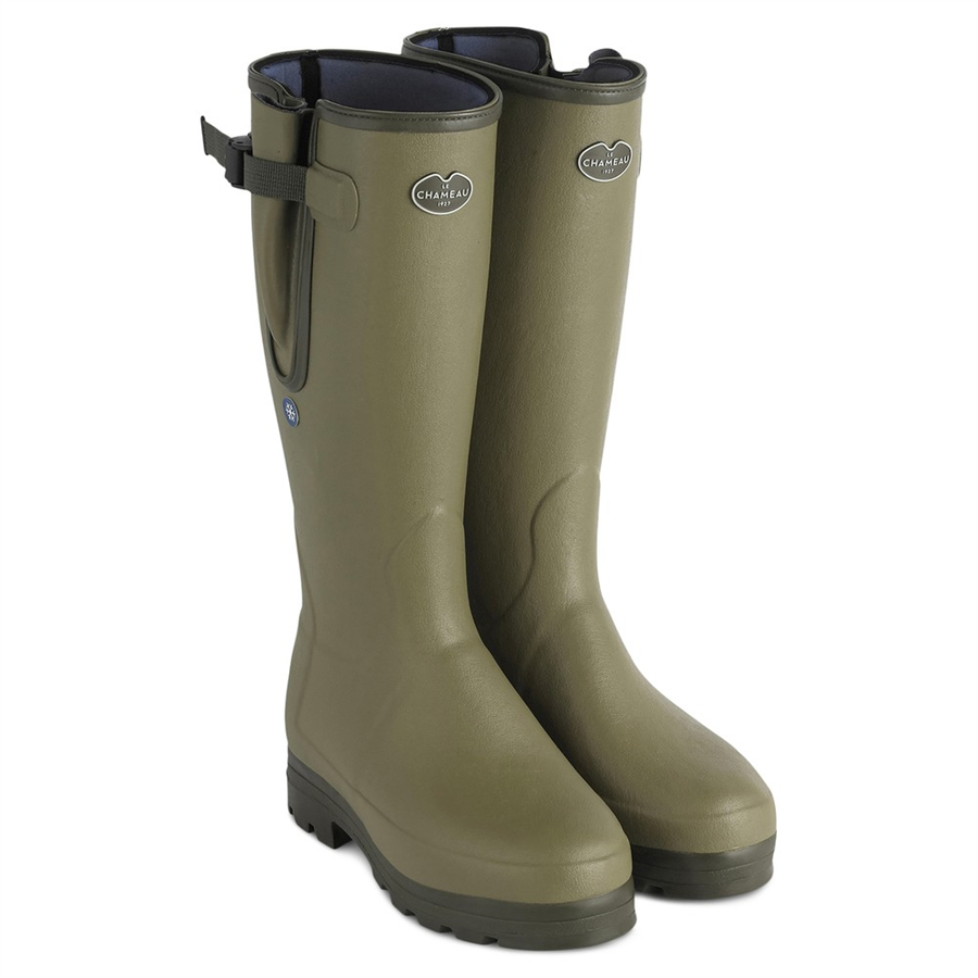 Le Chameau Mens Vierzonord Plus Neoprene Lined Boots - Vert Vierzon