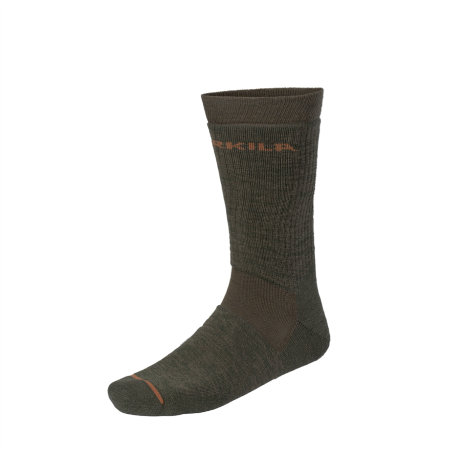 Harkila Pro Hunter 2.0 Short Socks - Willow Green & Shadow Brown