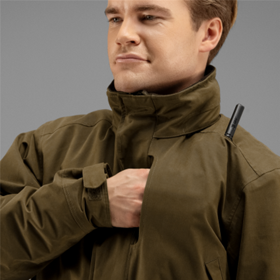 Harkila Retrieve Jacket - Warm Olive - Image 3