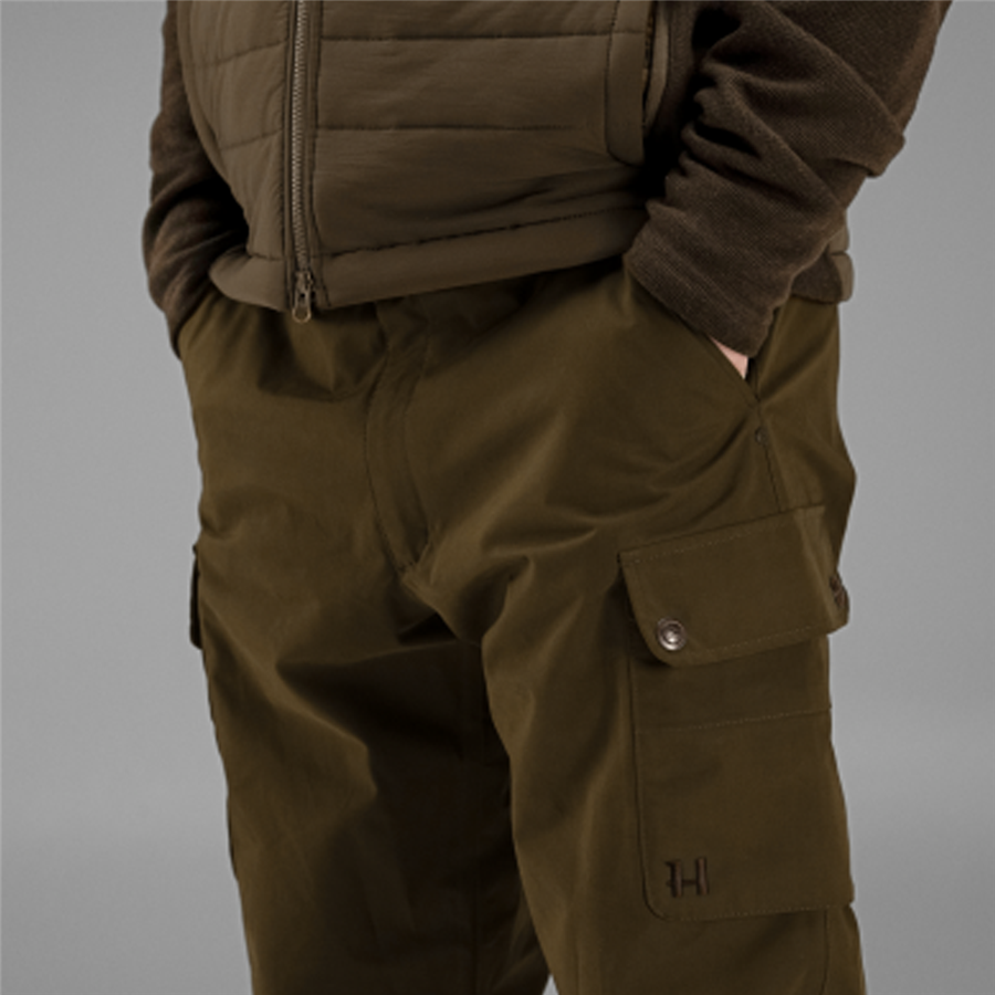 Harkila Retrieve Trousers - Warm Olive - Image 3