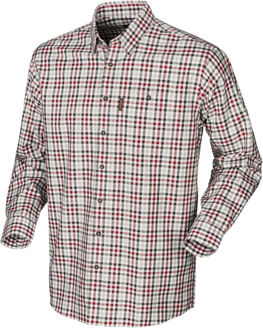 Harkila Men's Milford Shirt - Jester Red Check