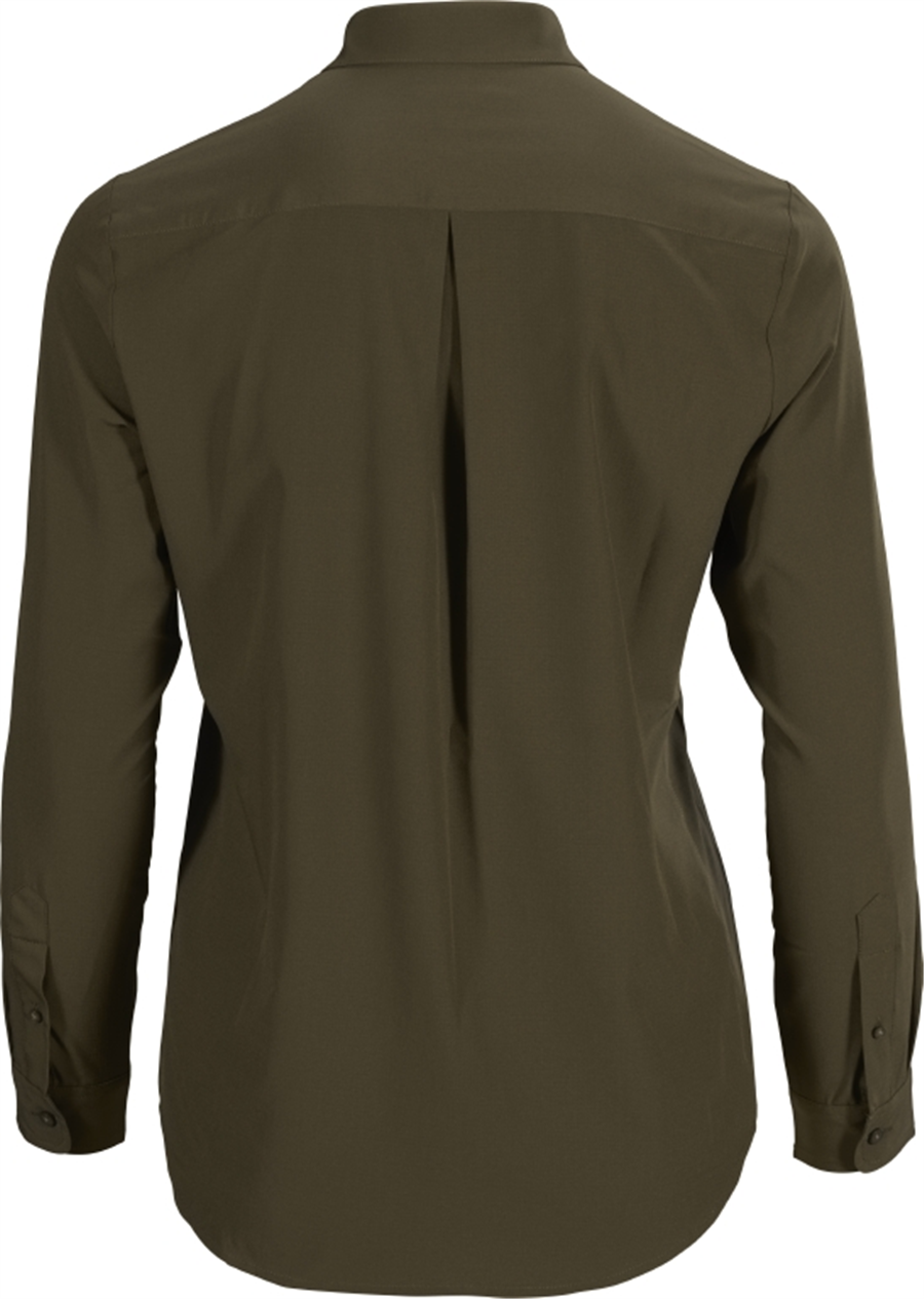 Harkila Ladies Trail Long Sleeve Shirt - Willow Green - Image 2