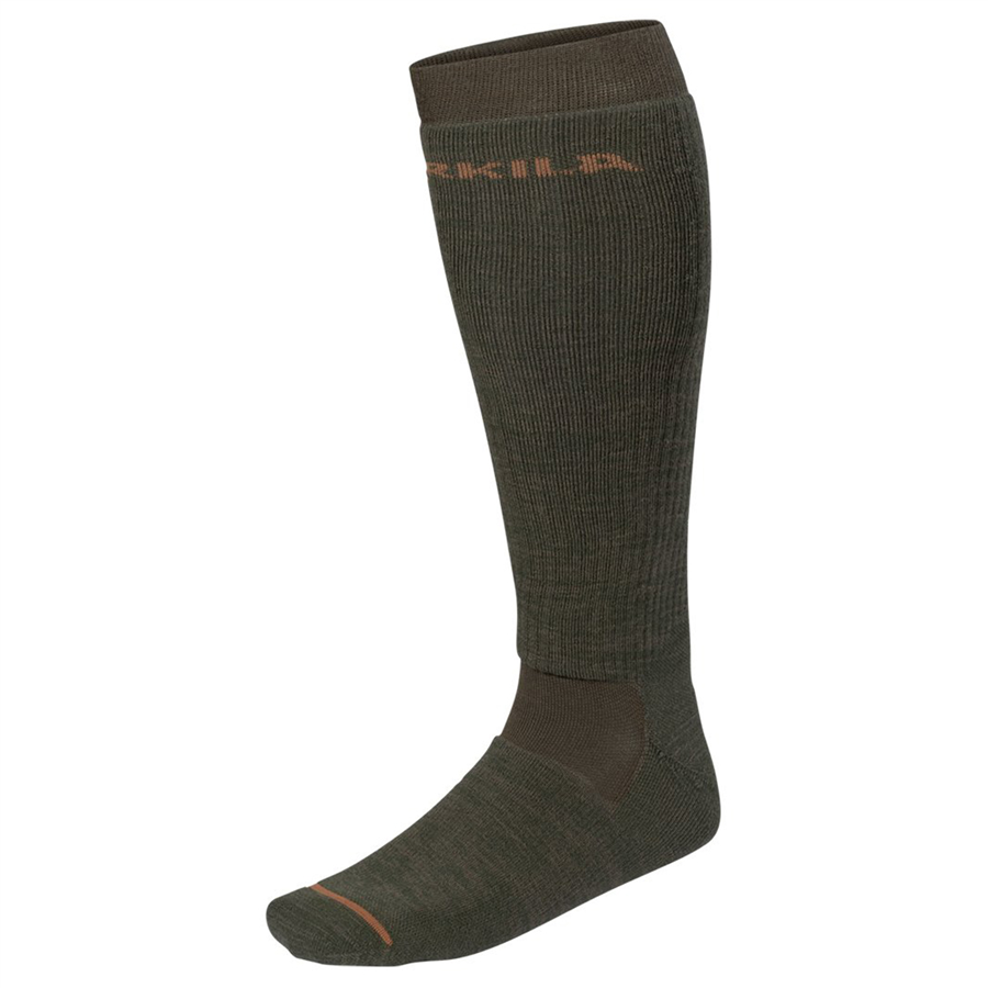 Harkila Pro Hunter 2.0 Long Socks - Willow Green & Shadow Brown