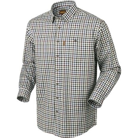Harkila Men's Milford Shirt - Burgundy Check