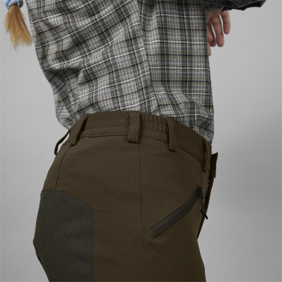 Seeland Ladies Larch Membrane Trousers - Pine Green - Image 3