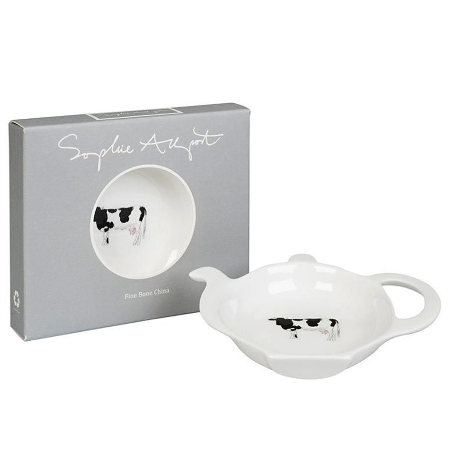 Sophie Allport Cow Tea Bag Tidy - Image 2