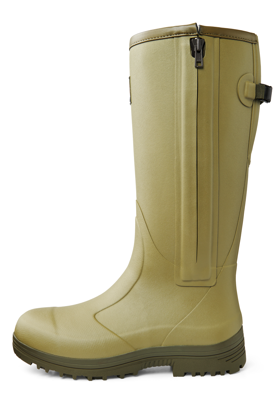 Gateway1 Men's Pheasant Game 18" 5mm Wellingtons with Side Zip - Cedar Olive - Image 2