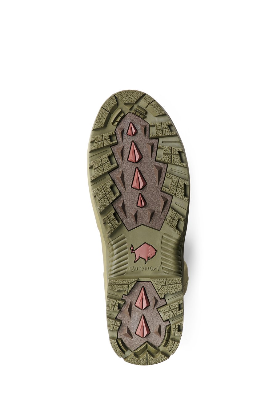 Gateway1 Men's Pheasant Game 18" 5mm Wellingtons with Side Zip - Cedar Olive - Image 5