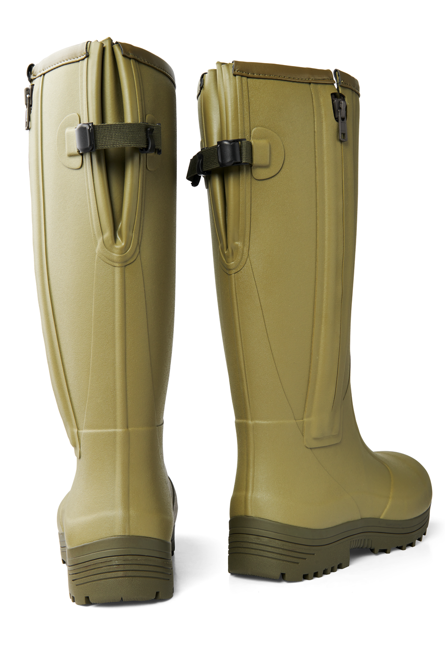 Gateway1 Men's Pheasant Game 18" 5mm Wellingtons with Side Zip - Cedar Olive - Image 4