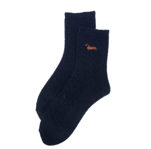Sophie Allport Knitted Bed Socks - Dachshund