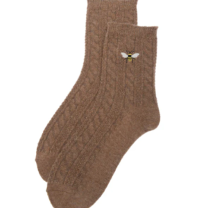 Sophie Allport Knitted Bed Socks - Bees