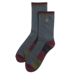 Sophie Allport Mens Statement Socks - Highland Stag
