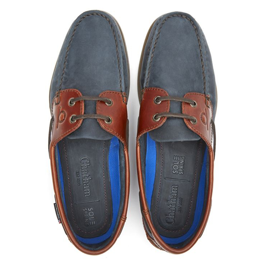 Chatham Bermuda II G2 Men's Classic Boat Shoes - Navy - Image 3