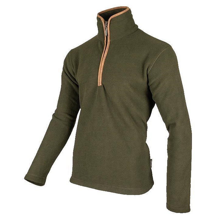 Jack Pyke Country Man Fleece Pullover - Dark Olive - Image 2
