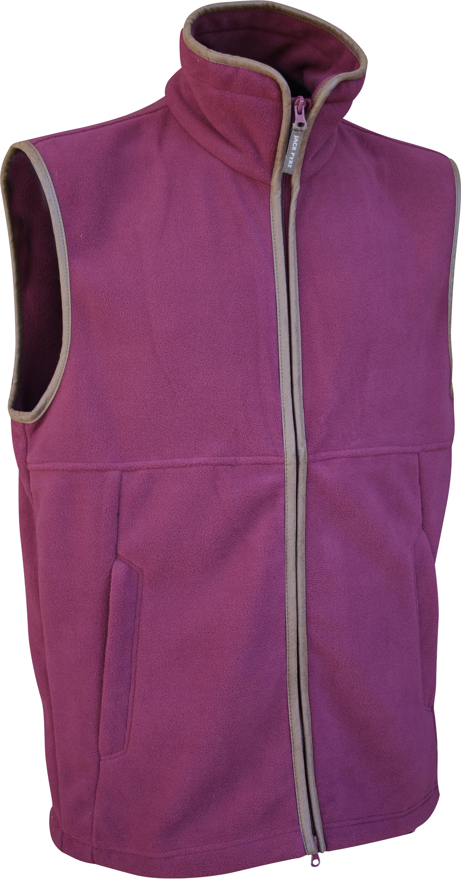 Jack Pyke Countryman Fleece Gilet - Burgundy - Image 2