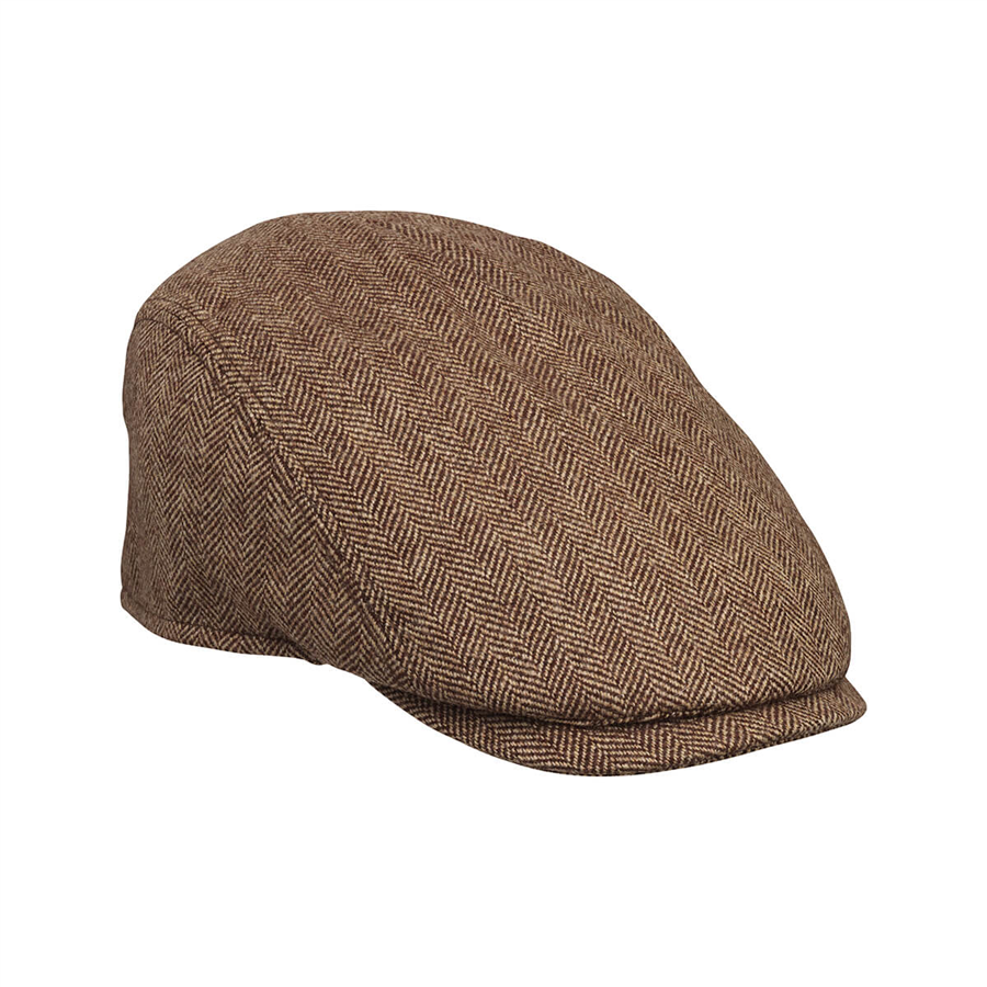 Laksen Astor Tweed Driver Flat cap