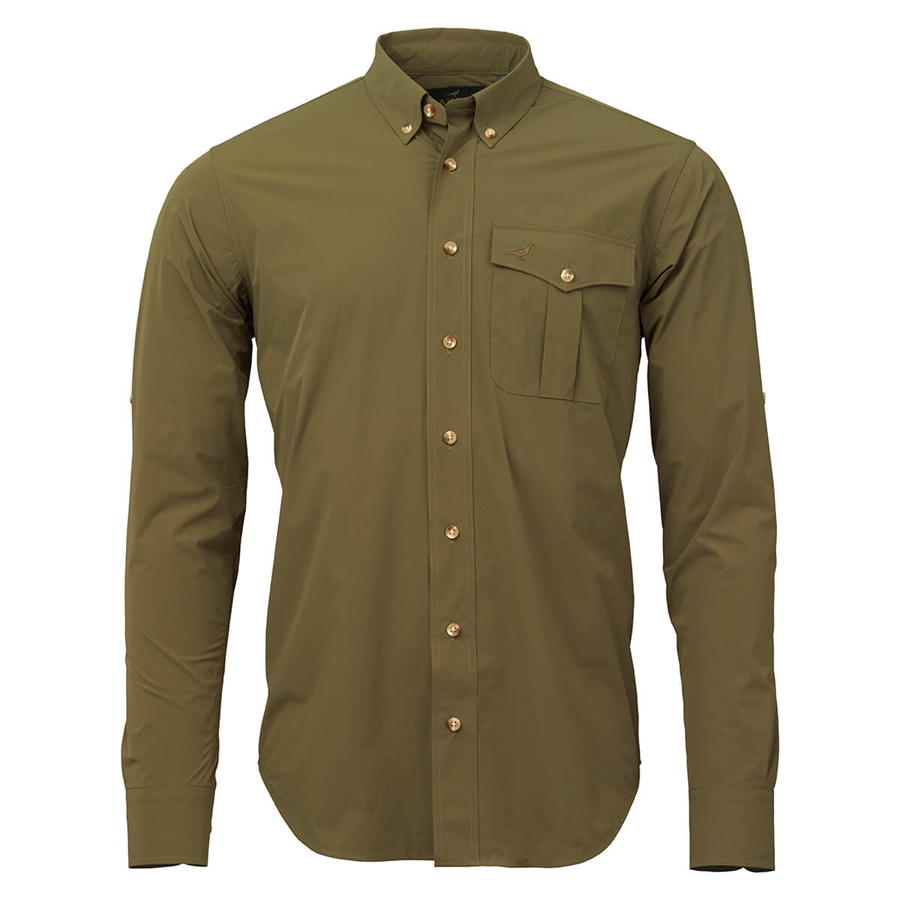 Laksen Kinshasa Shirt - Olive Green